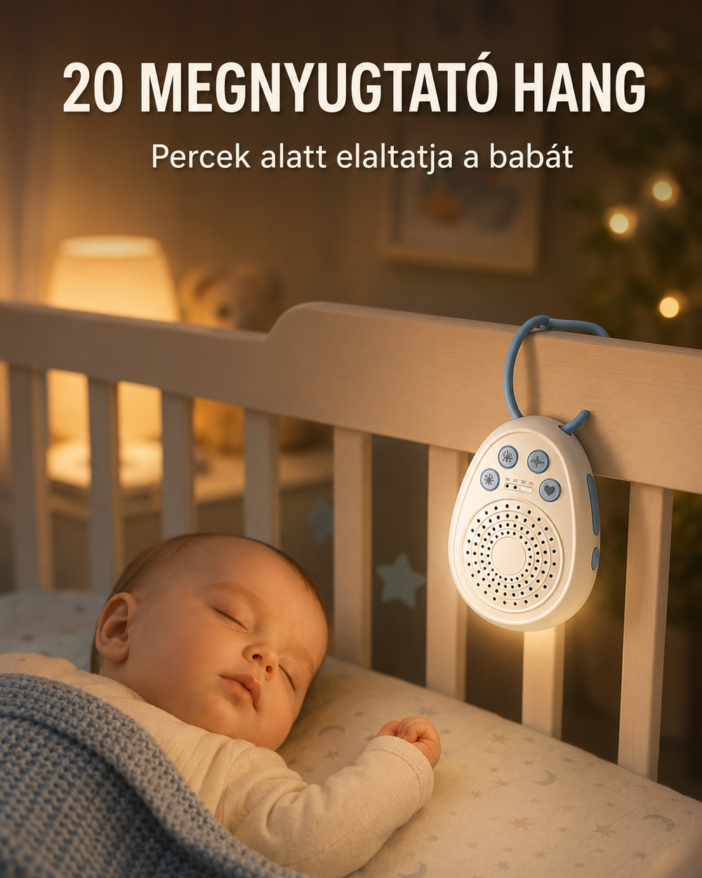 BabaCsend™ Hordozható Fehér Zaj Gép