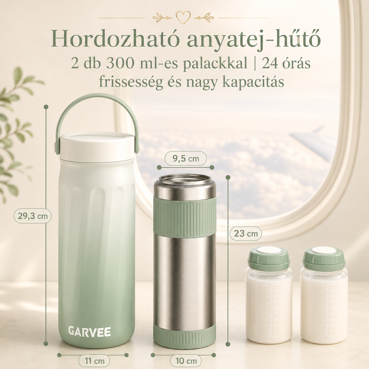 BabaHűtő™ Hordozható Anyatej-hűtő