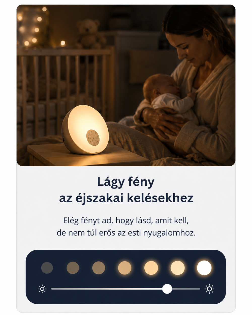BabaAlvó™ Fehér Zaj & Éjszakai Fény