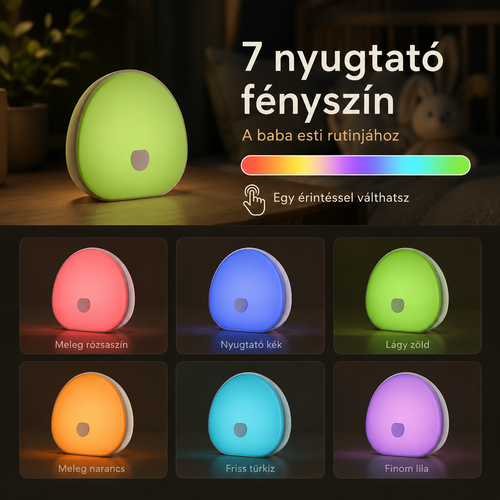 BabaAlvó™ Fehér Zaj & Éjszakai Fény
